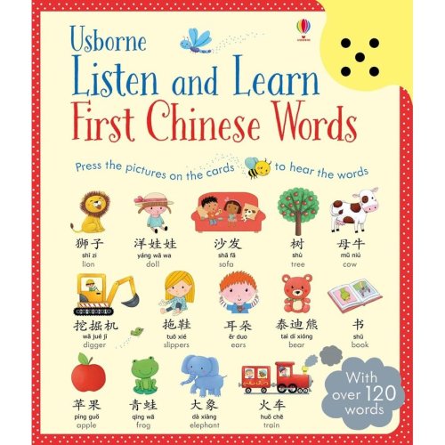 Usborne listen and learn first chinese words - carte usborne (3+)