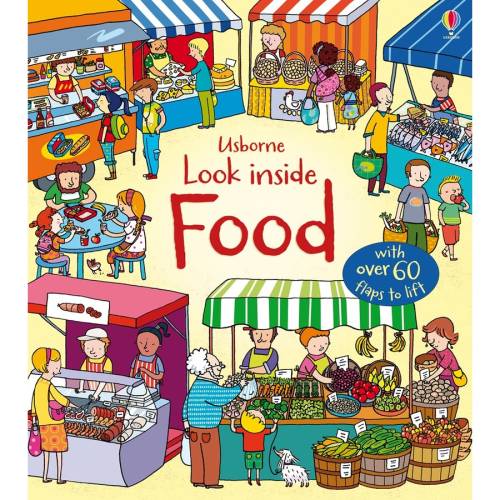Usborne look inside food - usborne book (4+)