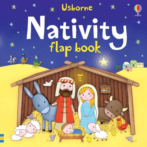 Usborne nativity flap book - carte usborne (1+)