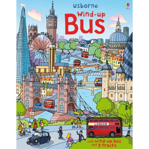 Usborne wind-up bus - usborne book (3+)