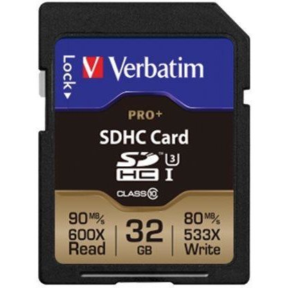 Verbatim card memorie verbatim pro+ class10 uhs-i 32gb sdhc