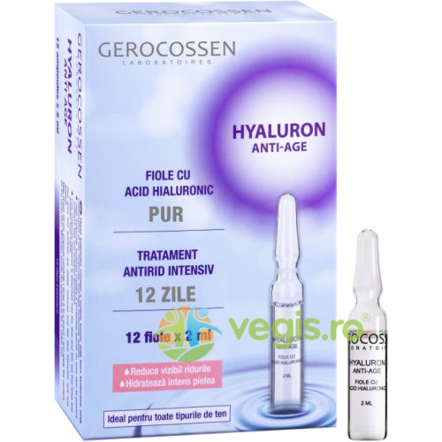 Gerocossen Acid hialuronic pur hyaluron 12 fiole x 2ml