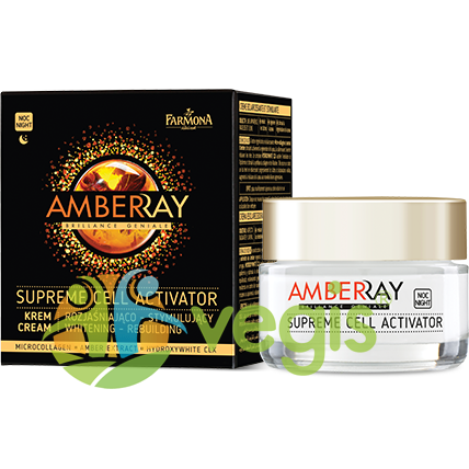 Amberray crema iluminatoare si stimulatoare de noapte 50ml