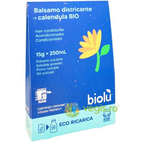 Biolu Balsam de par cu galbenele eco-refill ecologic/bio 15g