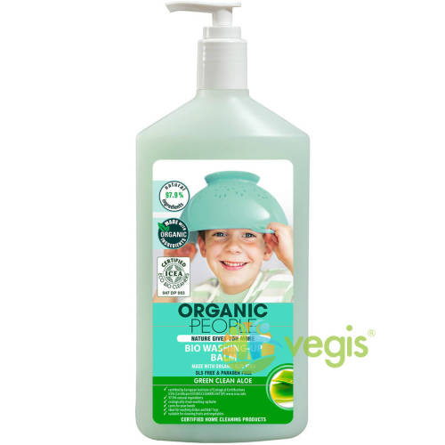 Organic people Balsam (detergent bland) pentru vase cu aloe vera ecologic/bio 500ml