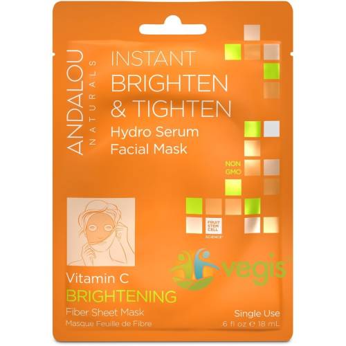 Brightening masca celulozica pentru luminozitatea tenului cu vitamina c 18ml