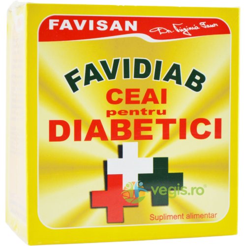Favisan Ceai pentru diabetici favidiab 50g