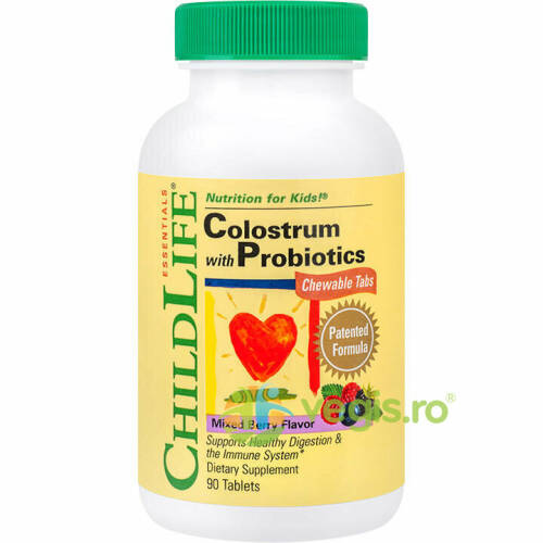 Colostrum plus probiotics 90 tablete masticabile