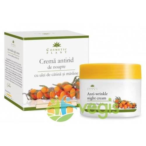 Cosmetic plant Crema antirid noapte cu ulei catina+masline 50ml