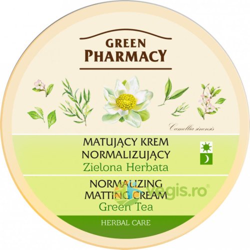 Green pharmacy Crema de fata matifianta cu extract de ceai verde 150ml