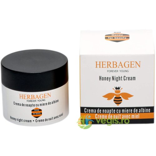 Herbagen Crema de noapte cu miere de albine 50ml
