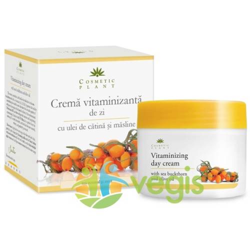 Cosmetic plant Crema vitaminizanta zi cu ulei catina+ulei masline 50ml