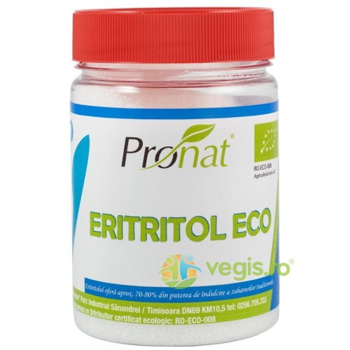 Pronat Eritritol (inlocuitor de zahar) ecologic/bio 200g
