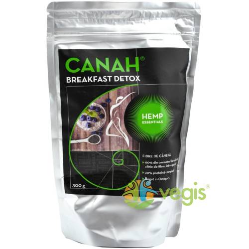 Canah Fibre din seminte de canepa - breakfast detox 300g