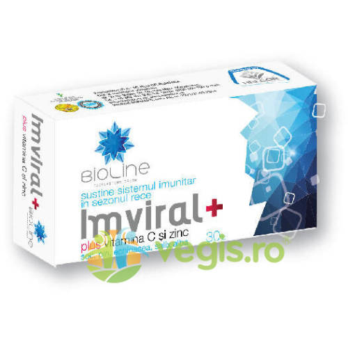 Helcor Imviral+ vitamina c si zinc 30cpr