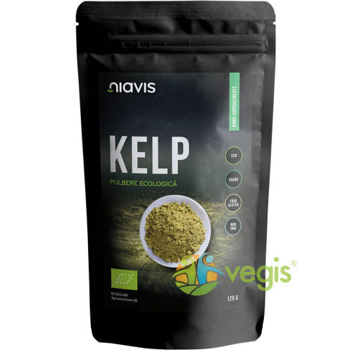 Niavis Kelp (varec) pulbere ecologica/bio 125g