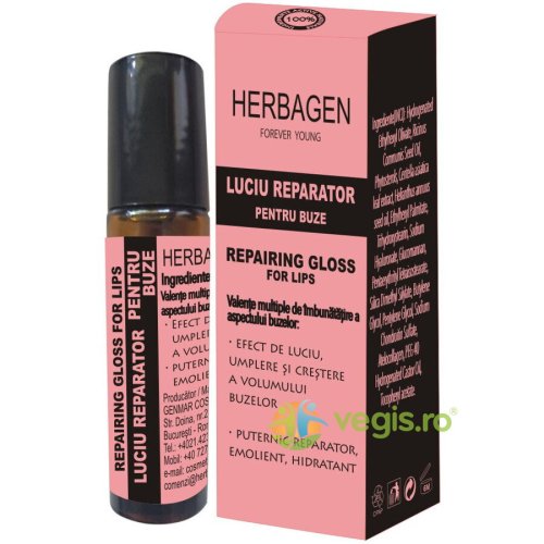 Herbagen Luciu reparator pentru buze 10ml