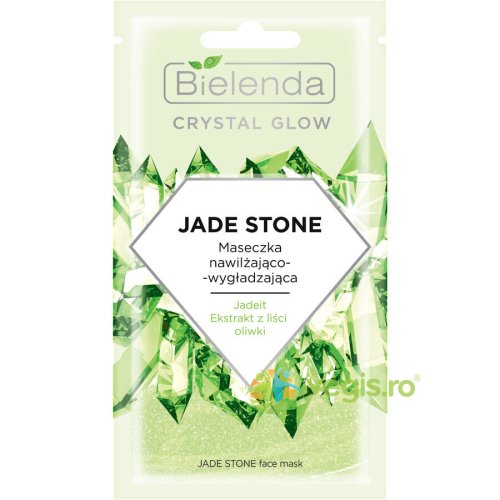 Bielenda Masca de fata hidratanta si calmanta 8g crystal glow jade stone
