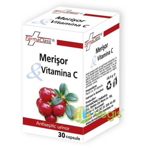 Merisor & vitamina c 30cps