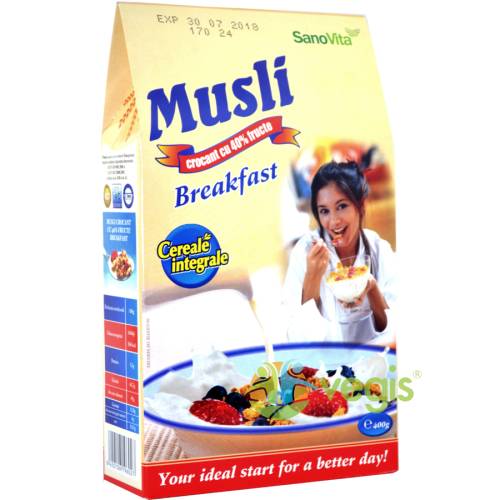 Musli breakfast (40% fructe) 400g