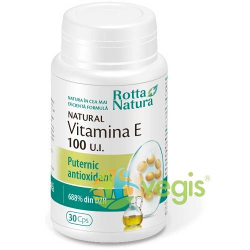 Natural vitamina e 100 u.i 30cps