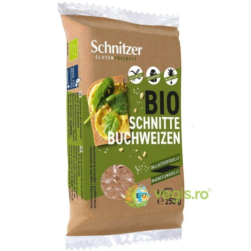 Schnitzer Paine din hrisca fara gluten ecologica/bio 250g