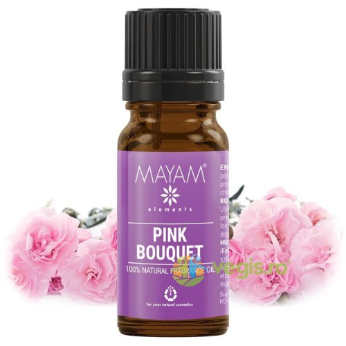 Parfumant natural buchet roz (bujor roz si praline) 10ml