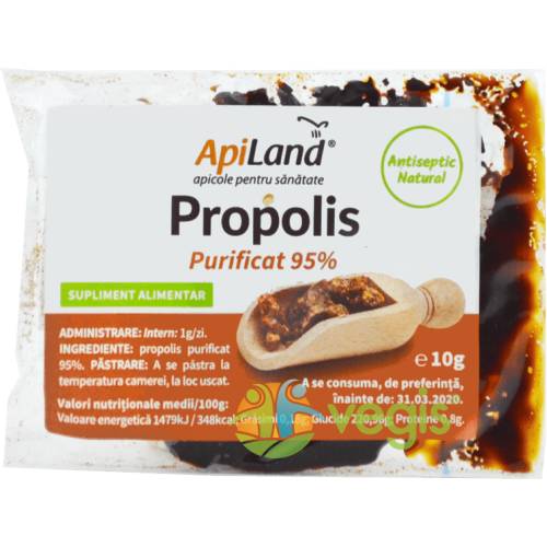 Propolis brut - puritate 95% - 10g