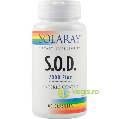 Solaray S.o.d. 2000 plus 60cps