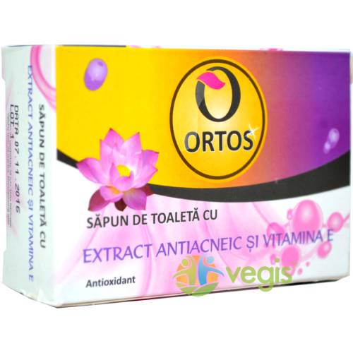 Ortos Sapun antiacneic cu vitamina e 100g
