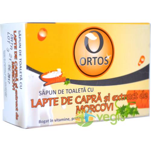 Ortos Sapun cu lapte capra si extract morcovi 100g