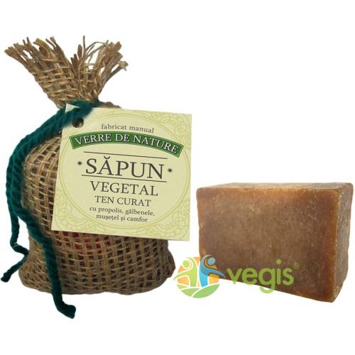 Manicos Sapun solid ten curat antiacneic 100gr (fabricat manual)