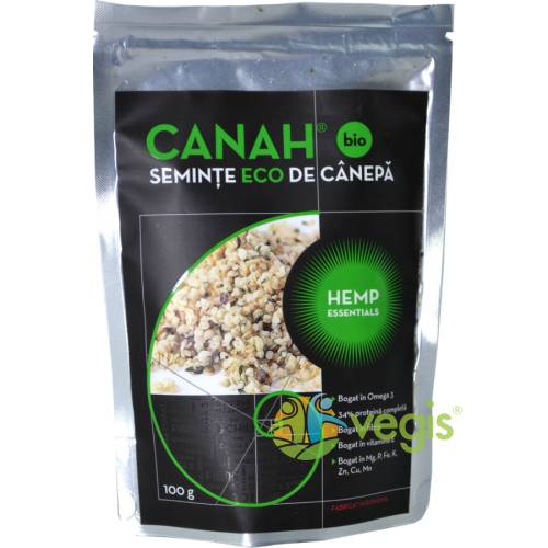 Canah Seminte decorticate de canepa ecologice/bio 100g