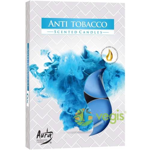 Set lumanari tip pastila aroma anti-tabac 6 buc.