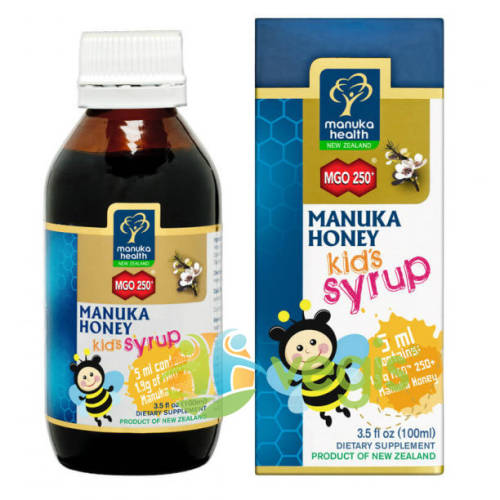 Manuka health Sirop cu miere de manuka mgo (250+) pentru copii 100ml