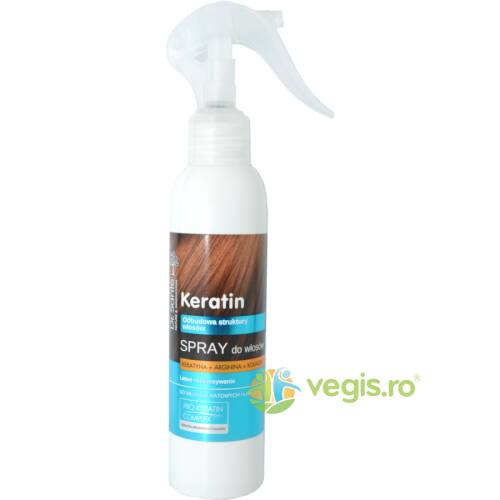 Spray reparator pentru par fragil cu keratina, arginina si colagen 150ml