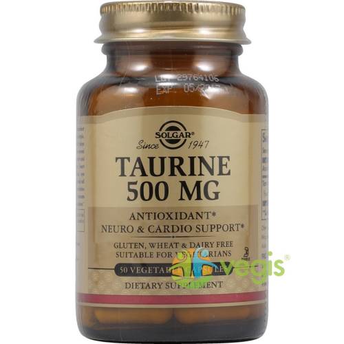 Solgar Taurine (taurina) 500mg 50cps vegetale