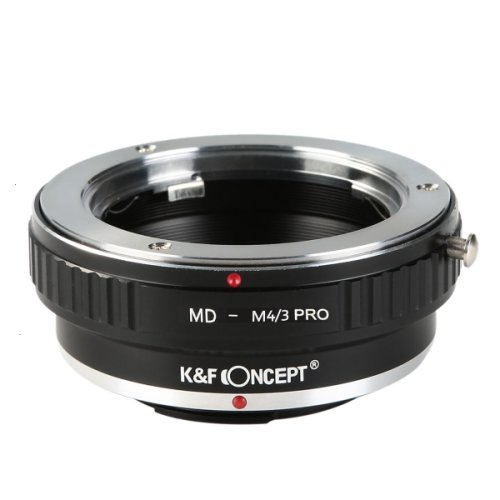 Adaptor montura k&f concept md-m4/3 pro de la minolta md-micro 4/3 (mft) kf06.423