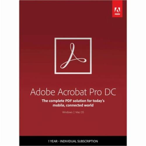 Adobe acrobat pro dc for teams licenta electronica 1 an 1 user