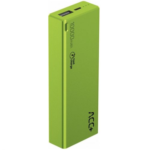 Baterie externa maxcom acc+ thin 10000mah fast charge green