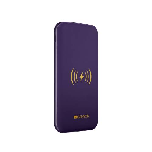 Baterie externa wireless canyon cns-tpbw8p 8000mah violet