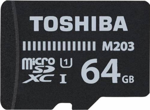 Card de memorie toshiba microsdxc 64gb clasa 10 uhs u1 + adaptor