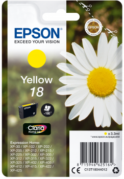 Cartus inkjet epson claria home 18 yellow