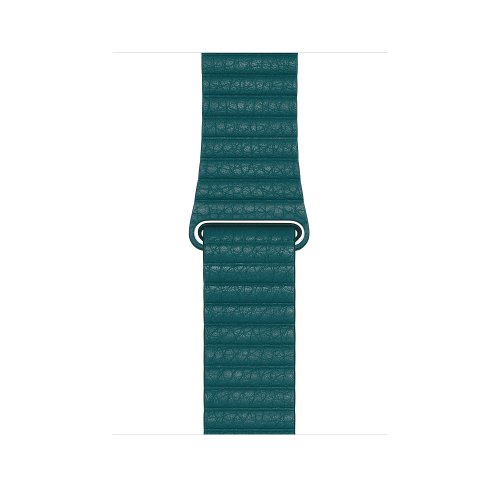 Curea smartwatch apple pentru apple watch 44/42mm peacock leather loop - medium
