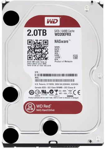 Hard disk desktop western digital red 2tb sata3 64mb pentru nas