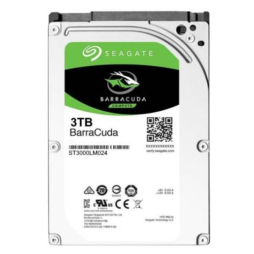 Hard disk notebook seagate barracuda 3tb 5400rpm 128mb sata iii