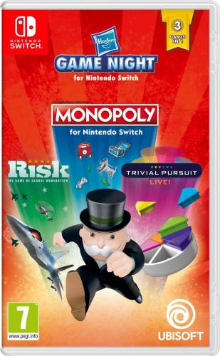 Hasbro game night (monopoly risk & trivial pursuit) - nintendo switch