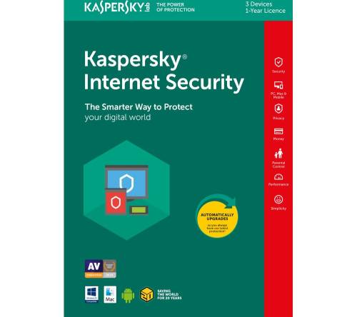 Kaspersky internet security licenta electronica 2 ani 1 echipament new
