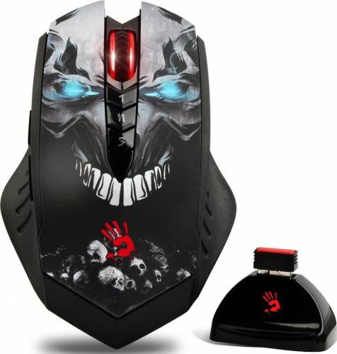 Mouse a4tech bloody gaming r80 wireless color metal feet
