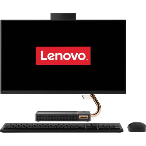 Sistem all-in-one lenovo ideacentre a540-24 23.8 full hd touch intel core i5-9400t ram 16gb hdd 1tb + ssd 512gb no os negru
